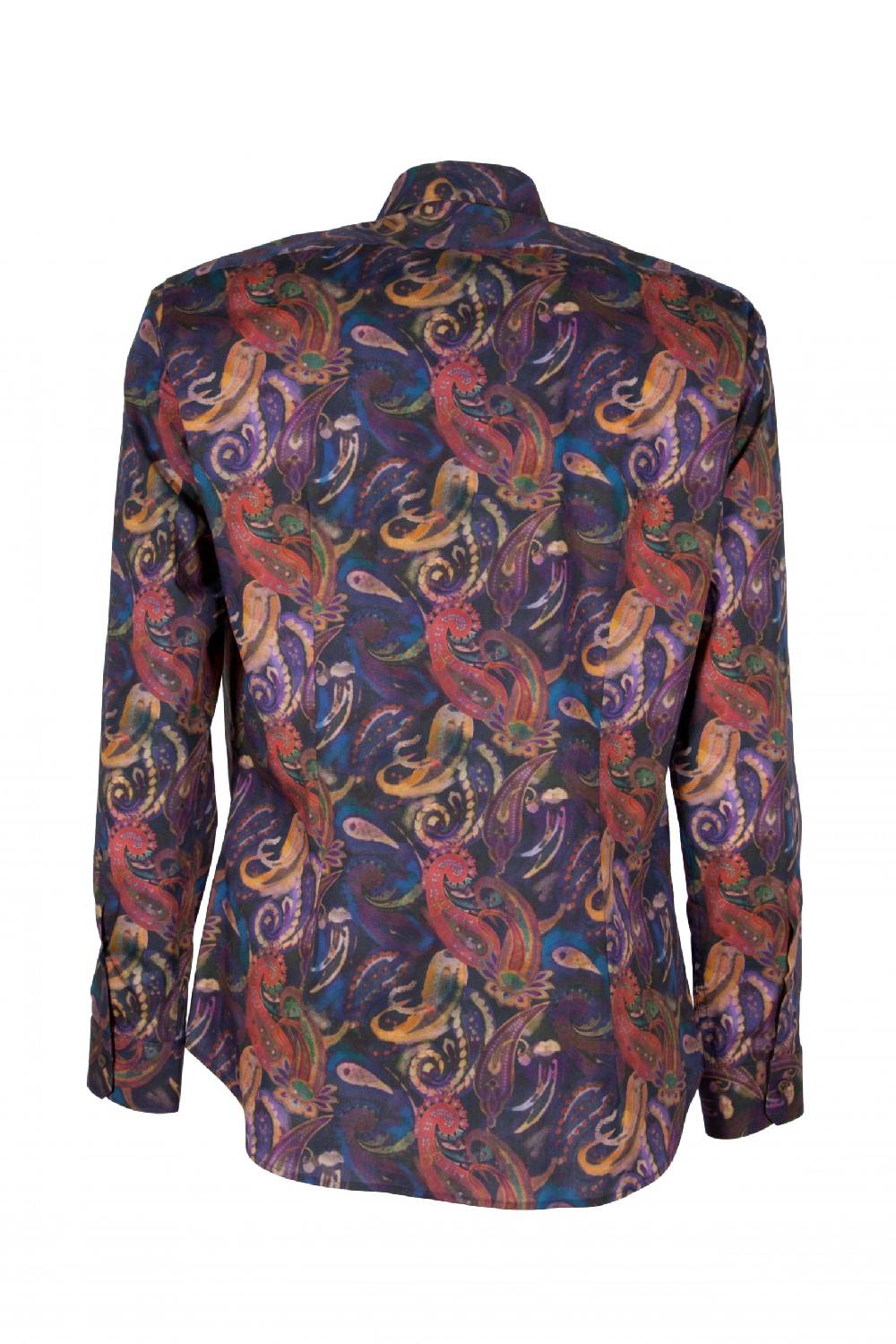 Poggianti Camicia uomo stretch con stampa Paisley PISA-73-163-01 Hotsell
