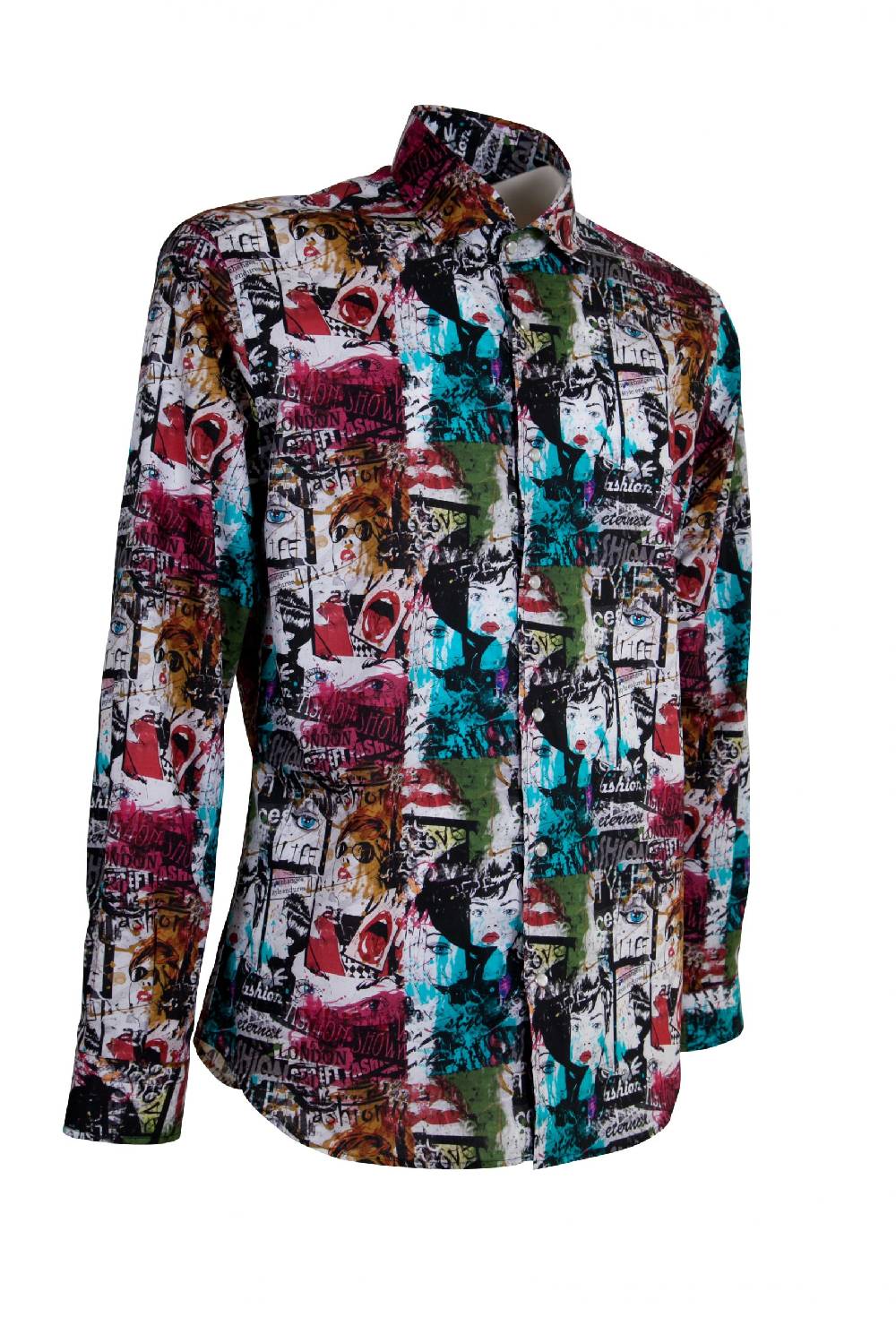 Poggianti Camicia Fantasia FIRENZE-60F-750 Saldi Di Fabbrica