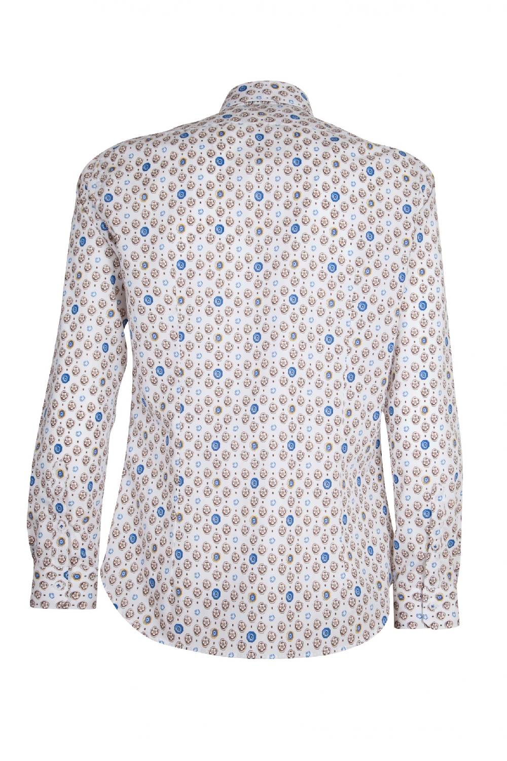 Poggianti Camicia Fantasia BUCINE-62M-712-02 Nuova