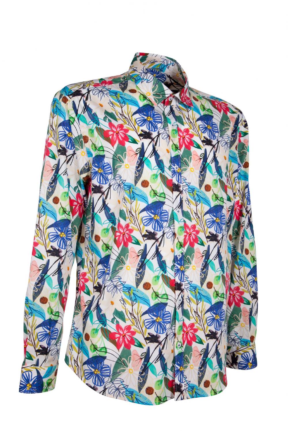 Poggianti Camicia Fantasia PISA-73F-740 Italy