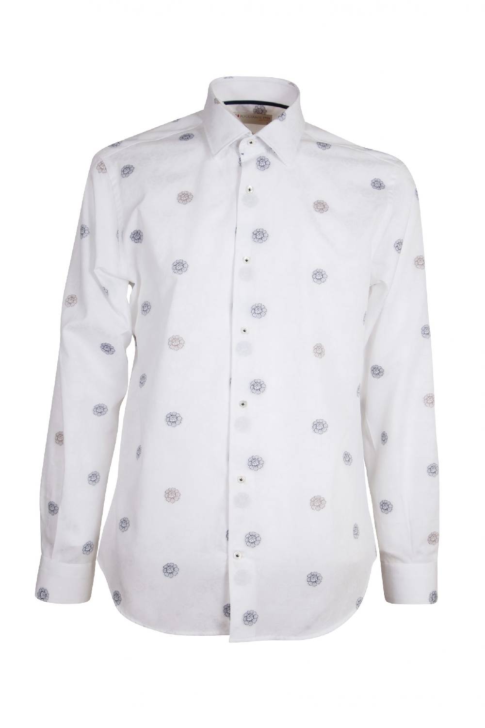 Poggianti Camicia Fil Coupe’ BUTI-95-704-01 Nuovo