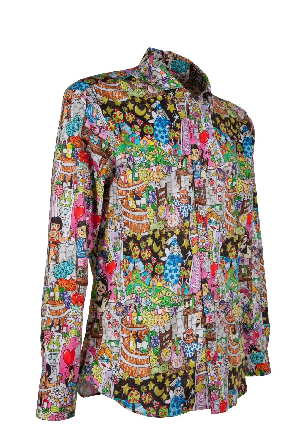Poggianti Camicia Fantasia PISA-62F-773 Pezzi Unici