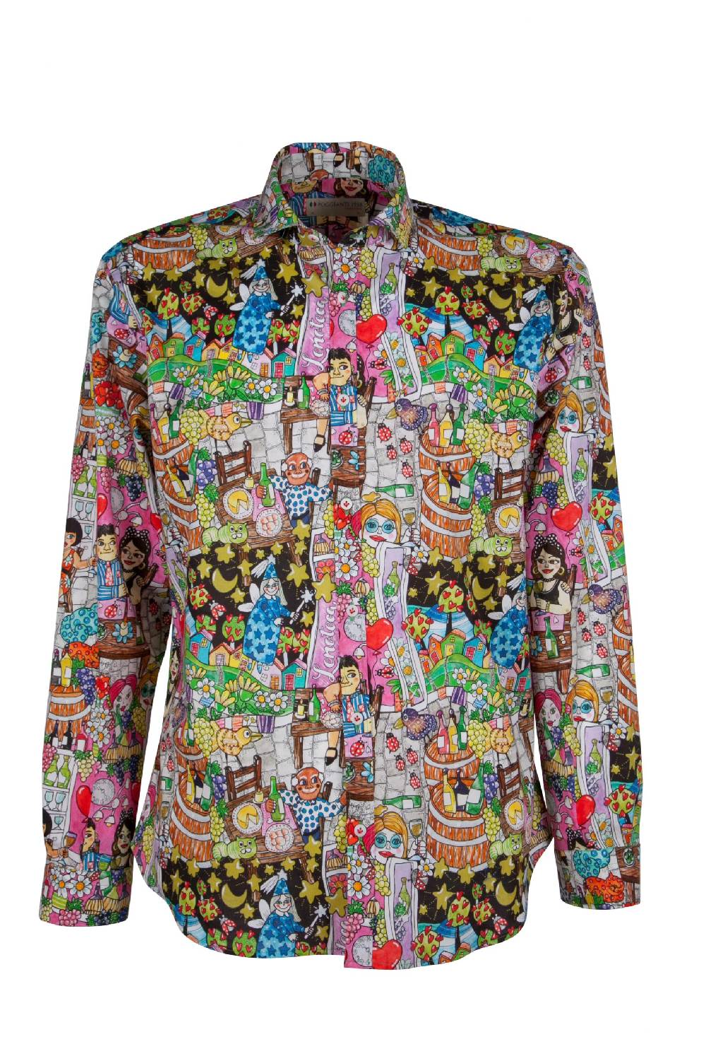 Poggianti Camicia Fantasia PISA-62F-773 Pezzi Unici