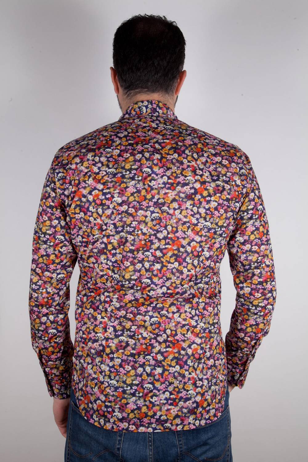 Poggianti Camicia con stampa floreale PRUNO-66-556-01 Presa
