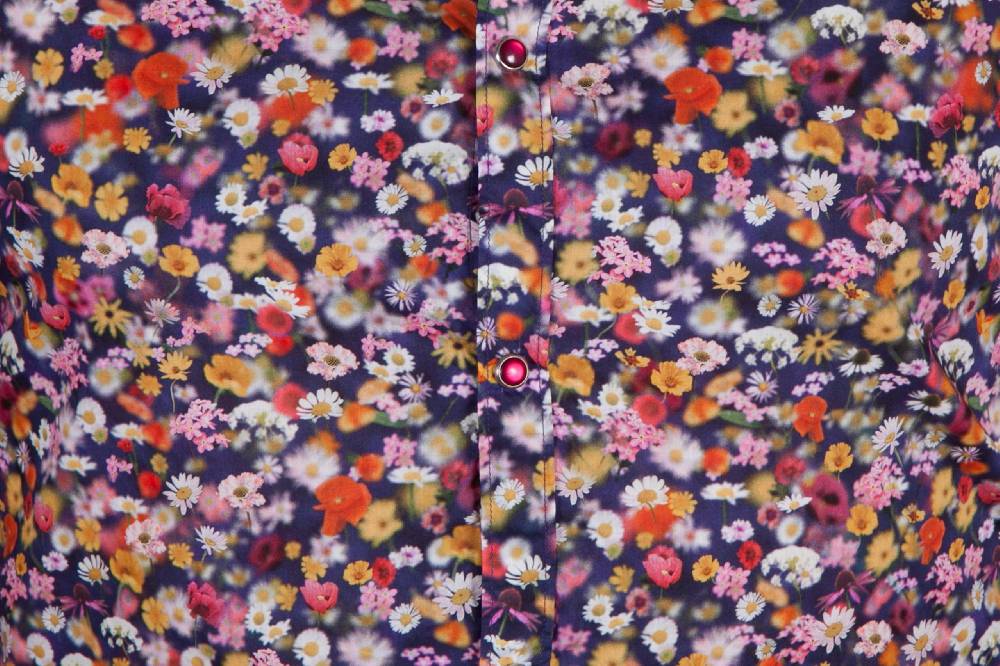 Poggianti Camicia con stampa floreale PRUNO-66-556-01 Presa