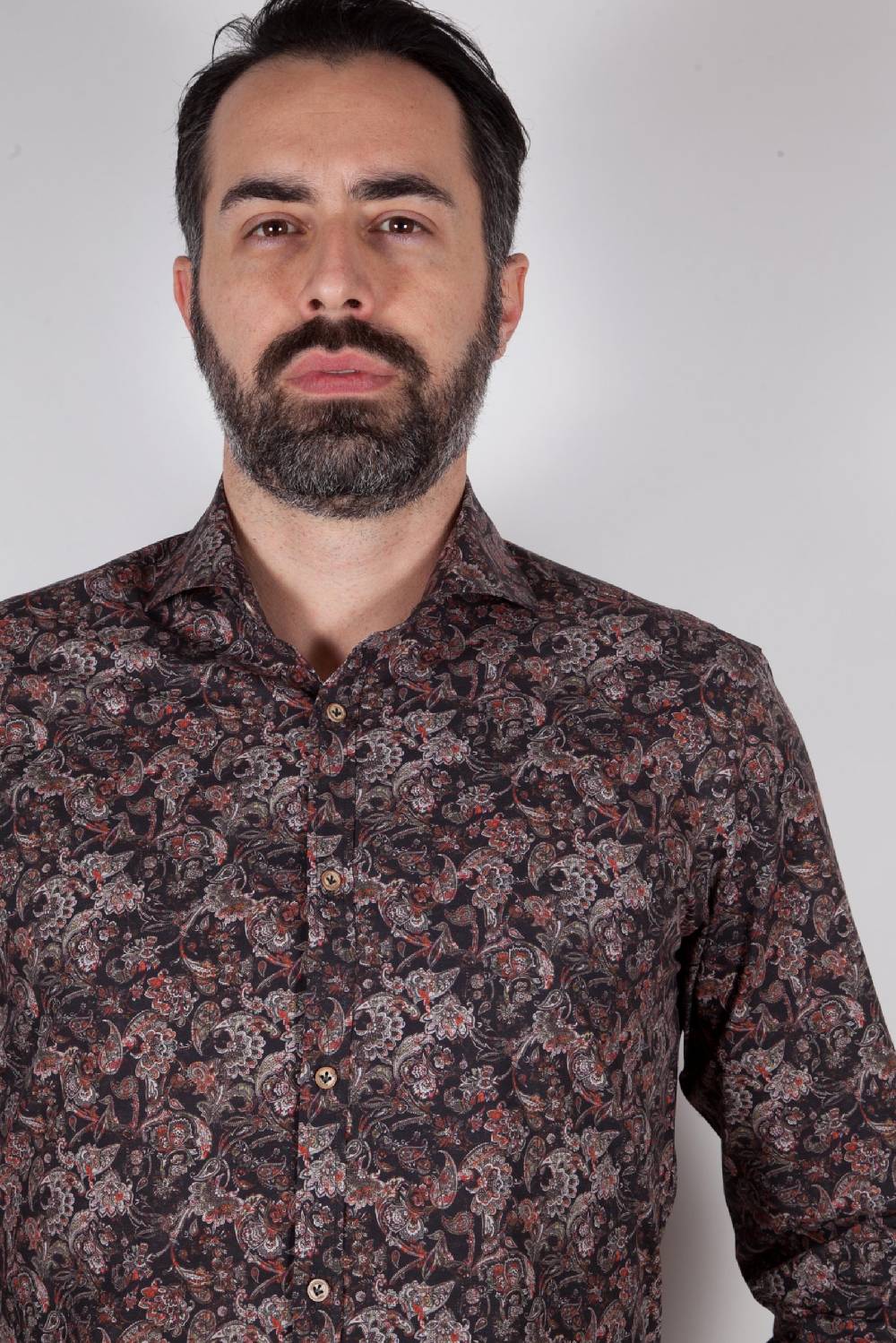 Poggianti Camicia con stampa PISA-31F-549-01 Offerta
