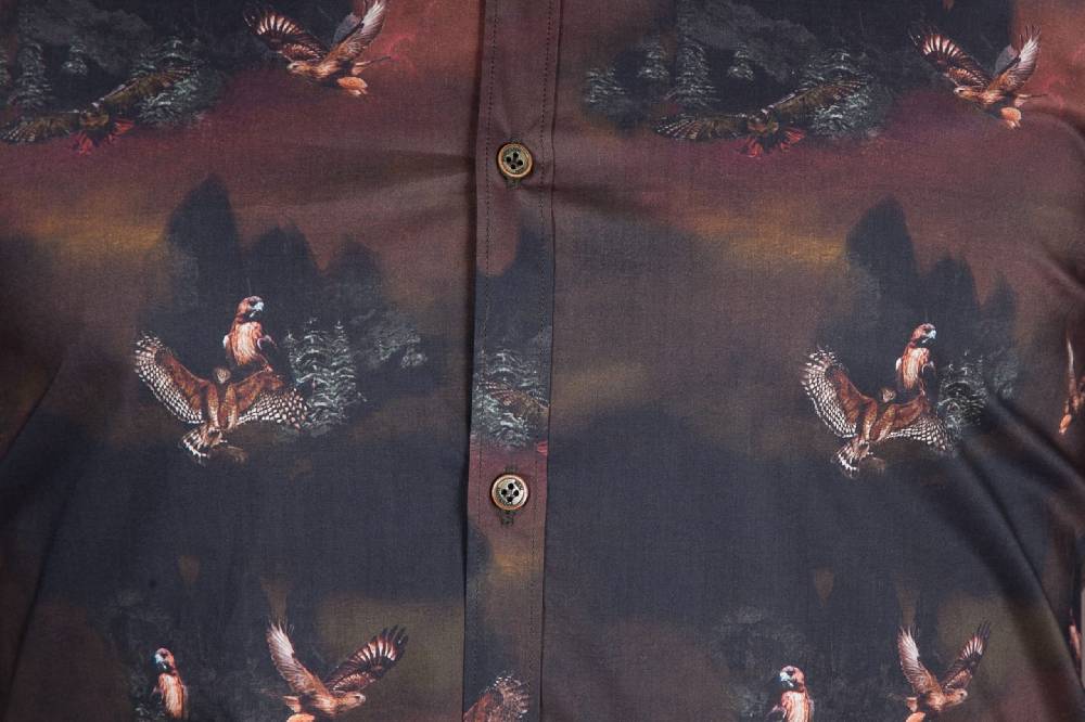 Poggianti Camicia con stampa PISA-73-548-01 Economico