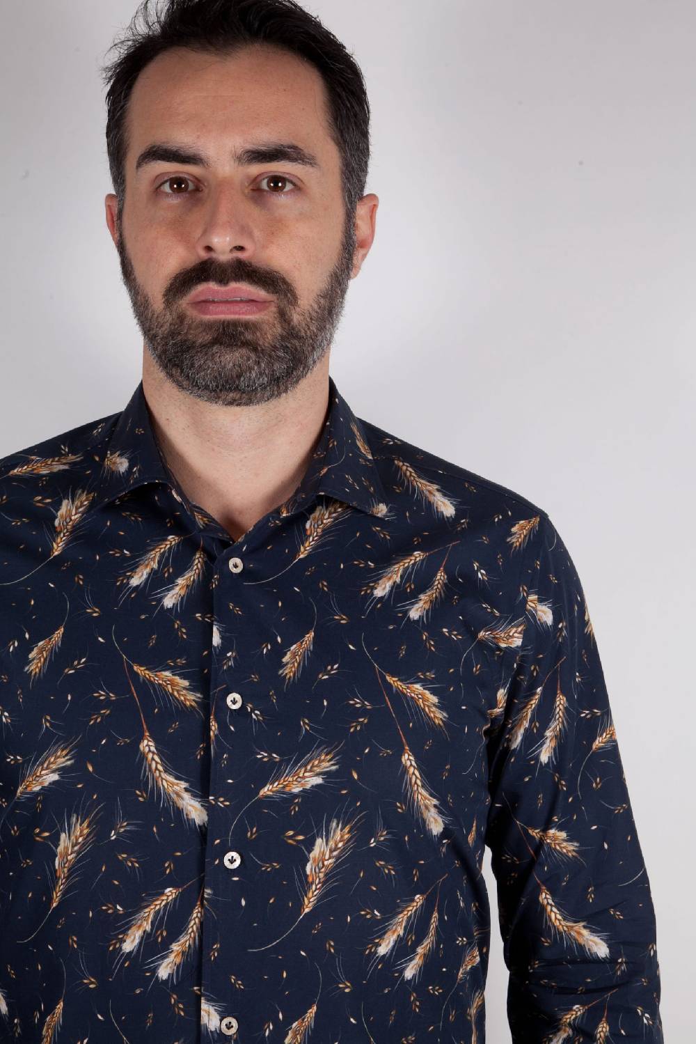 Poggianti Camicia con stampa FIRENZE-95F-533-01 Outlet