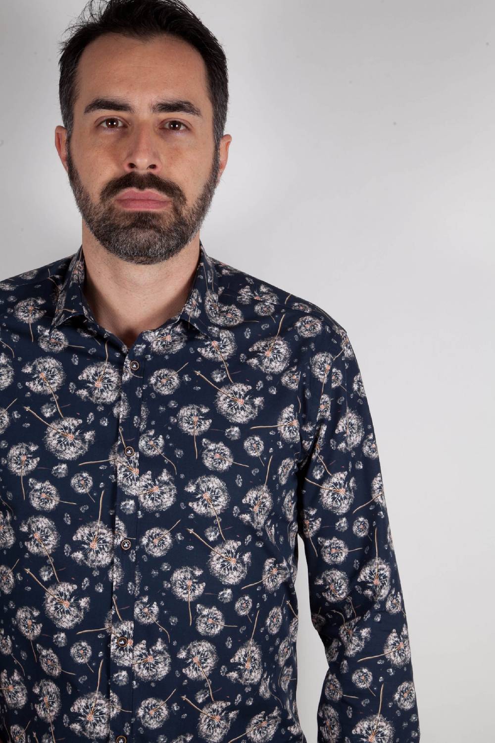 Poggianti Camicia con stampa PISA-73-532-01 In Vendita