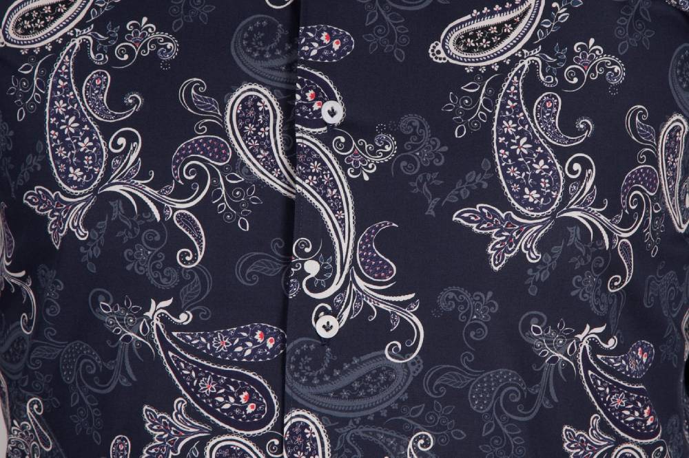 Poggianti Camicia con stampa cachemire FIRENZE-73-531-01 Saldi