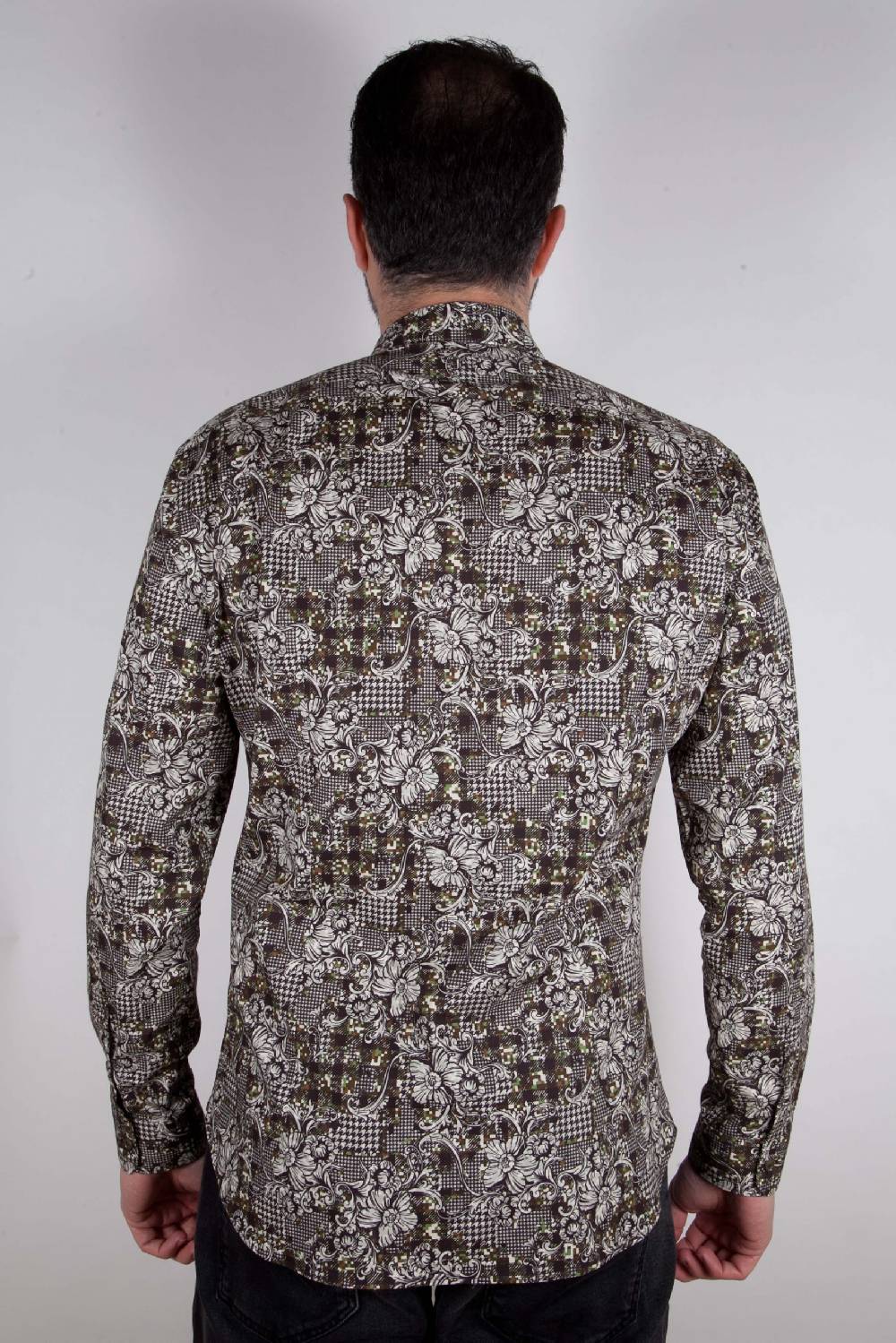 Poggianti Camicia con stampa camouflage PISA-UBB-528-01 Offerte