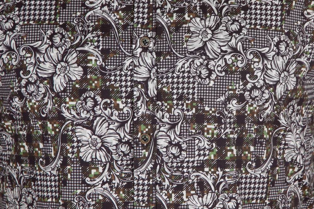 Poggianti Camicia con stampa camouflage PISA-UBB-528-01 Offerte