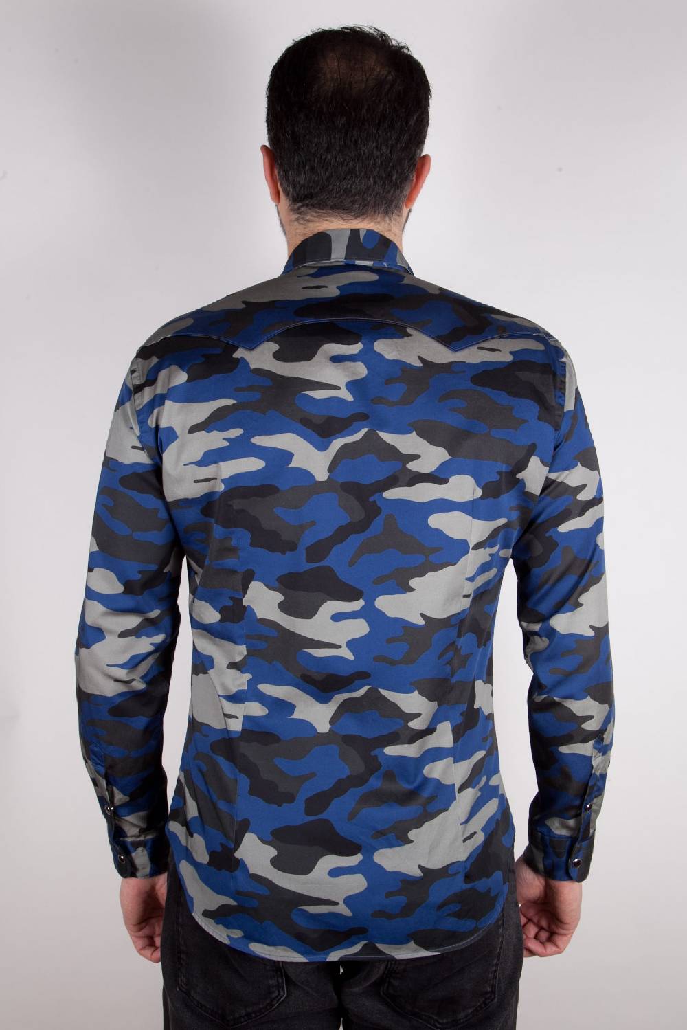 Poggianti Camicia con stampa camouflage MARRADI-66-526-03 Hotsell