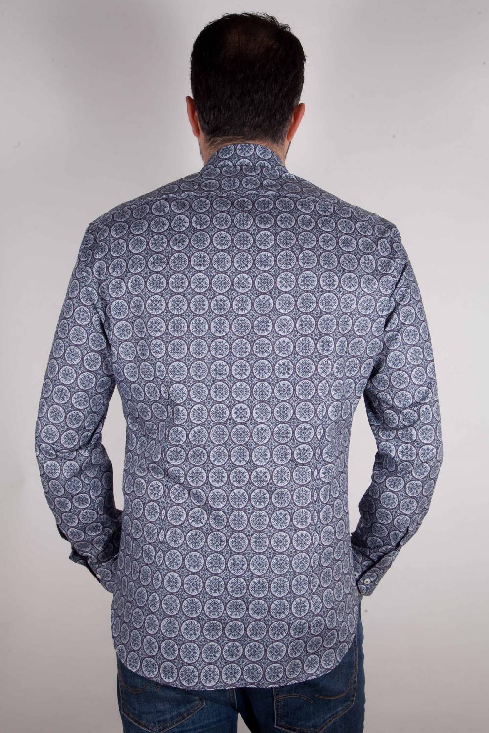 Poggianti Camicia con stampa AREZZO-65-514-01 I Più Venduti