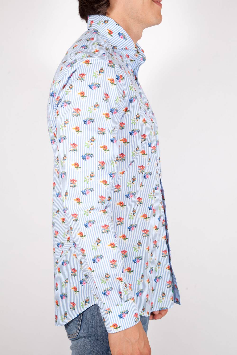 Poggianti Camicia Fantasia Collo francese 329-02 Italy