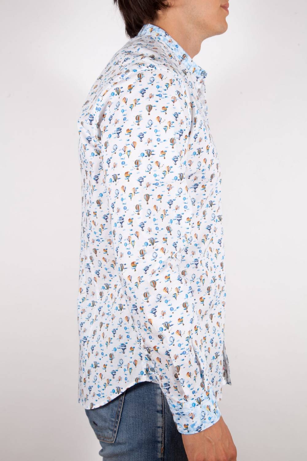 Poggianti Camicia Fantasia Collo coreano 316-01 Soddisfazione Garantita