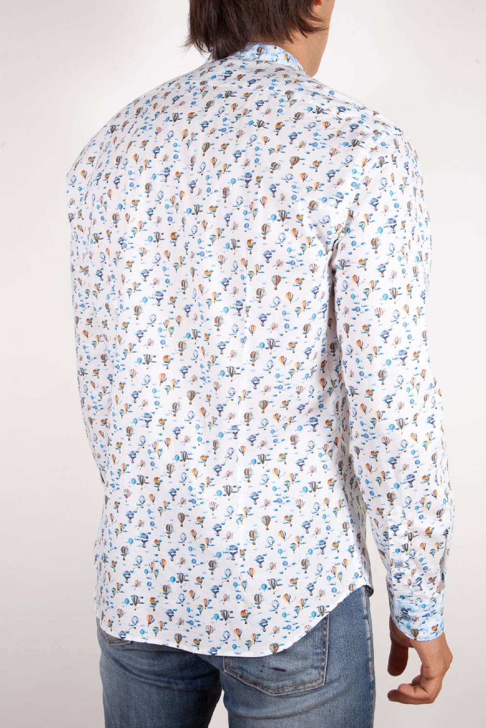 Poggianti Camicia Fantasia Collo coreano 316-01 Soddisfazione Garantita