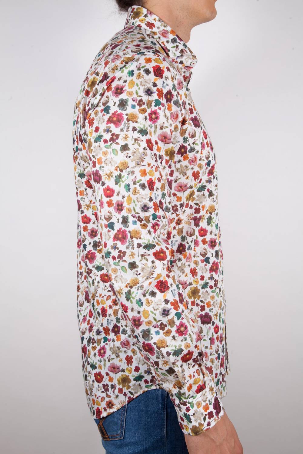 Poggianti Camicia Fantasia Collo Morbido Multicolor Convenienza