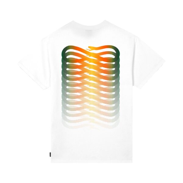 Propaganda Ribs Gradient T-Shirt – White Saldi