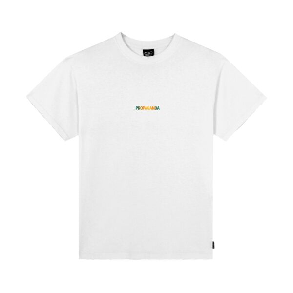 Propaganda Ribs Gradient T-Shirt – White Saldi