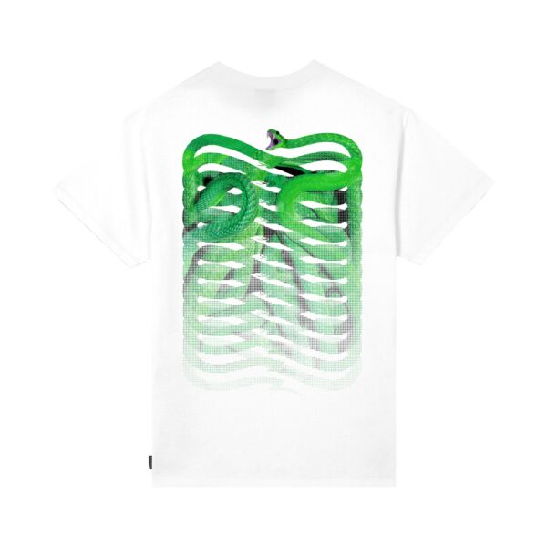 Propaganda Ribs Snake T-Shirt – White Vendita Economica