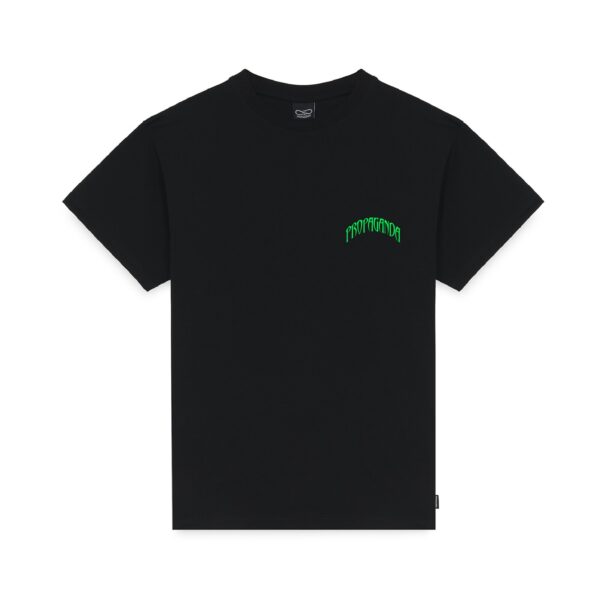 Propaganda Triangle Panther T-Shirt – Black Saldi Di Fabbrica