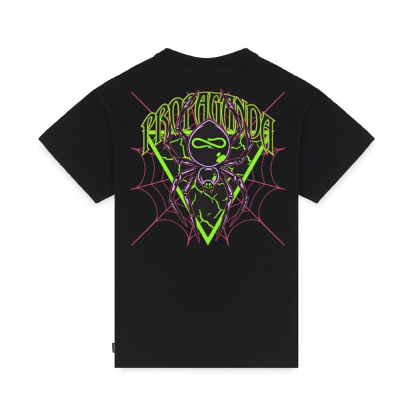 Propaganda Triangle Web T-Shirt – Black Spedizione Gratuita