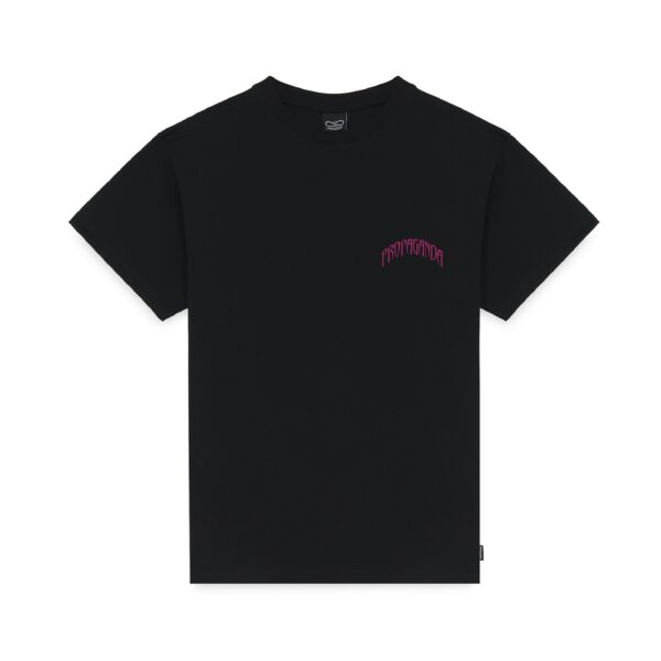 Propaganda Triangle Web T-Shirt – Black Spedizione Gratuita