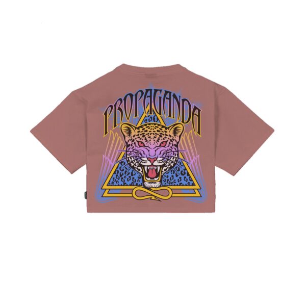 Propaganda Triangle Jaguar Croptop Tee – Clay I Più Venduti