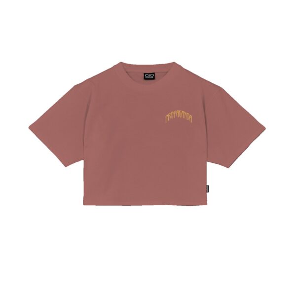 Propaganda Triangle Jaguar Croptop Tee – Clay I Più Venduti