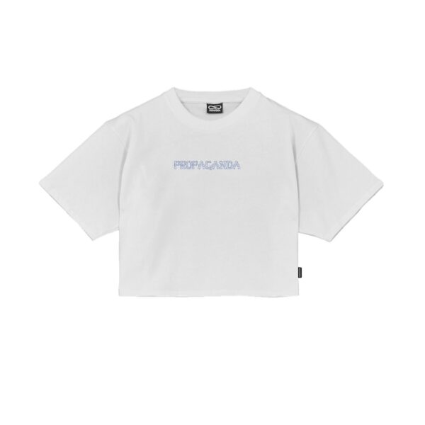 Propaganda Butterfly Bones Croptop Tee – White Nuova