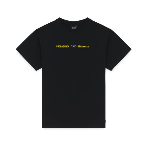 Propaganda Propaganda x ilMuretto “Ribs Smile Tee” – Black Nuova