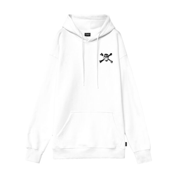 Propaganda Burial Hoodie – White 2025