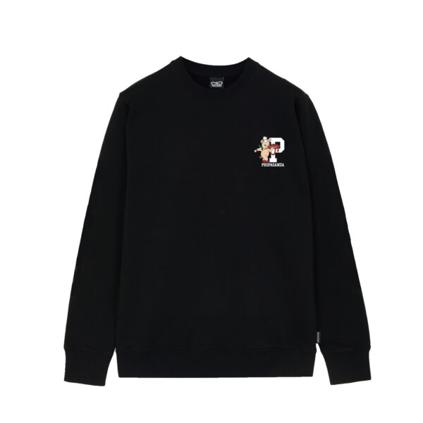Propaganda Butcher Crewneck – Black Vendita