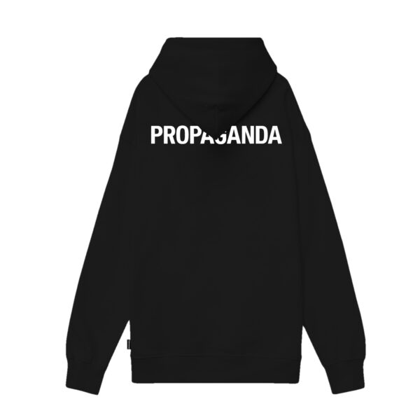 Propaganda Logo Classic Hoodie – Black 2025