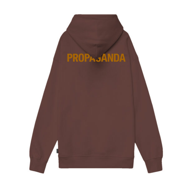 Propaganda Logo Classic Hoodie – Mink Qualità