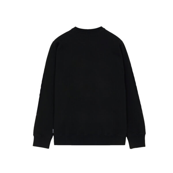 Propaganda Logo Embroidery Crewneck – Black Qualità Garantita