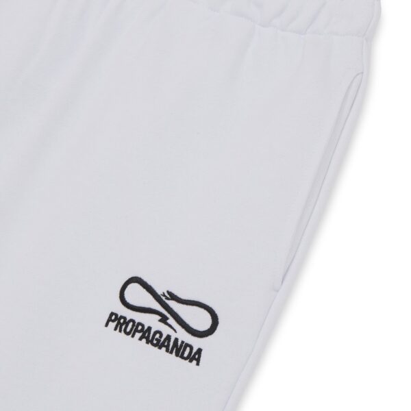 Propaganda Logo Embroidery Sweatpant – White Sottocosto