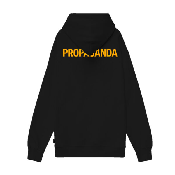 Propaganda Logo Steel Hoodie – Black Offerte