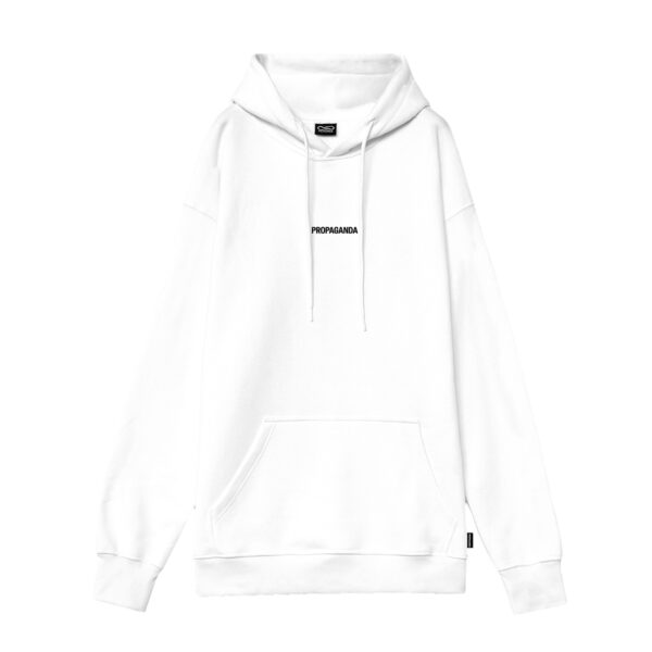 Propaganda Ribs Classic Hoodie – White Pezzi Unici