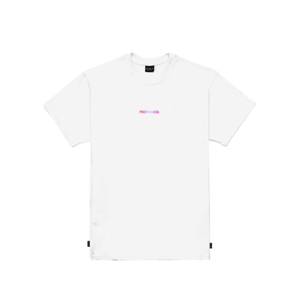 Propaganda Ribs Gradient Tee – White Shopping Online
