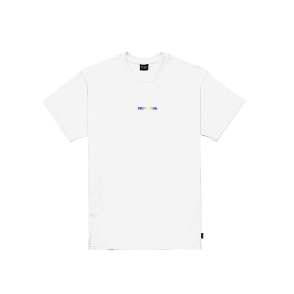 Propaganda Ribs Gradient Tee – White Prezzo Ridotto