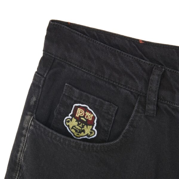 Propaganda Denim Baseball Pants – Black Saldi