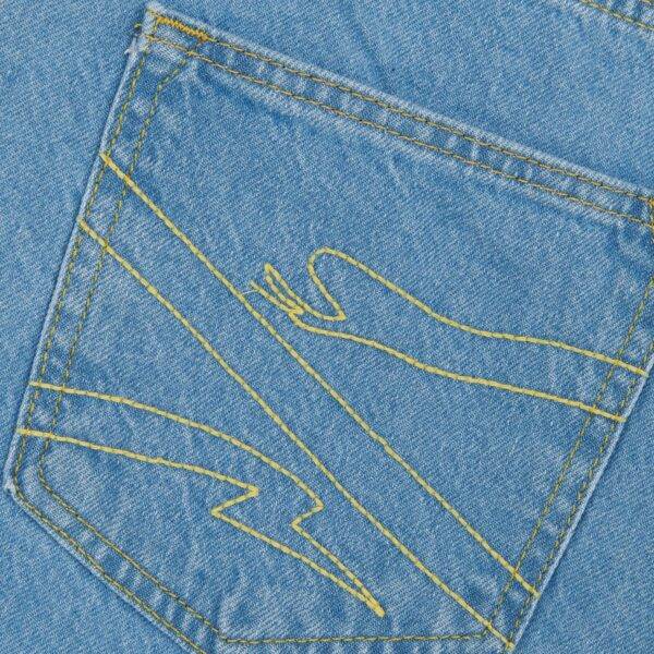 Propaganda Denim Baseball Shorts – Blue Offerte