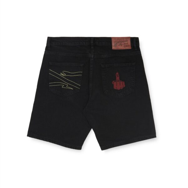 Propaganda Denim Baseball Shorts – Black Hotsell