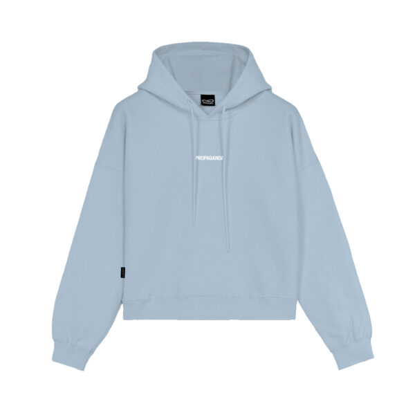 Propaganda Ribs Woman Crop Top Hoodie – Sky Nuova