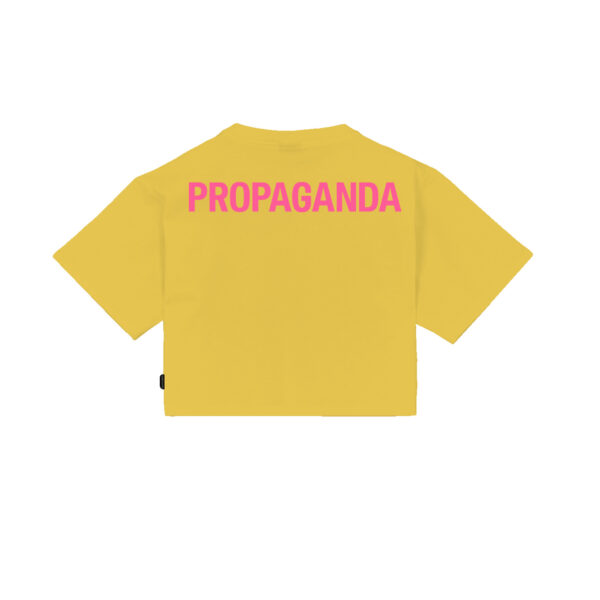Propaganda Logo Woman Crop Top Tee – Aurora Vendita
