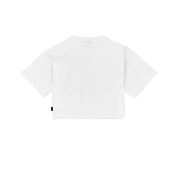 Propaganda Logo Embrodery Woman Crop Top Tee – White Promozione Limitata