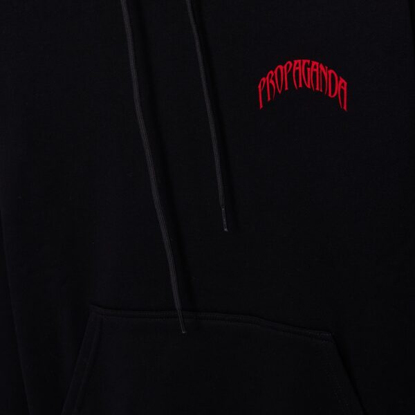 Propaganda Triangle Lion Hoodie – Black 2025