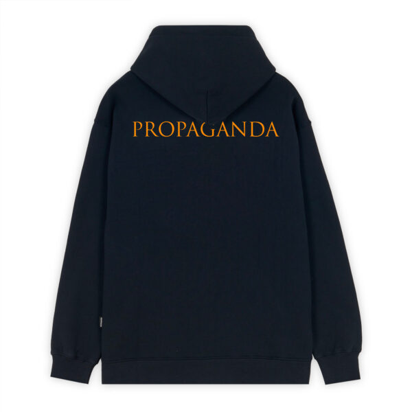 Propaganda Roma Logo Flame Hoodie – Black Italia